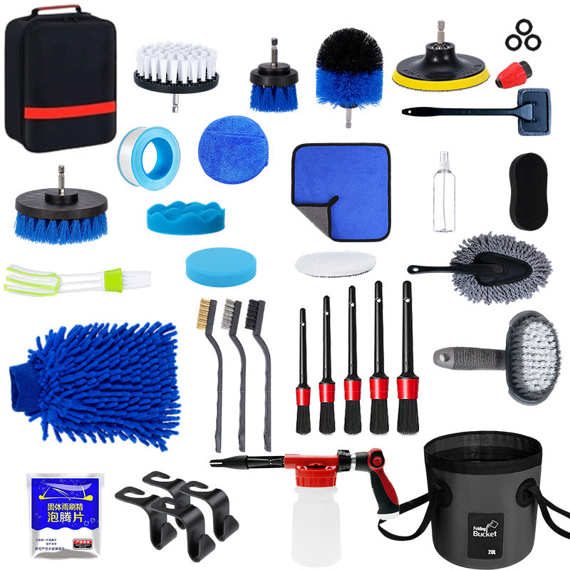 40-piece Car Wash And Care Kit Car Cleaning Set